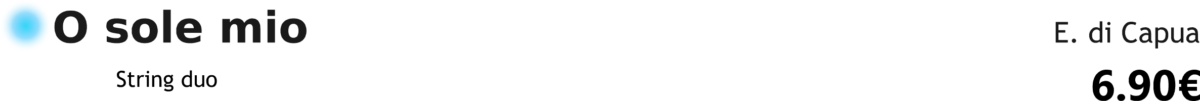 O sole mio