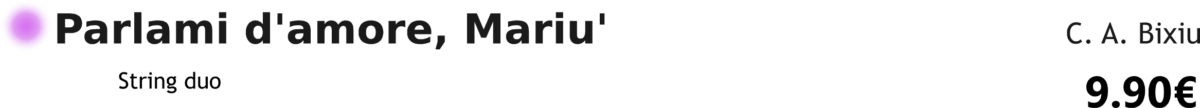 Parlami damore Mariu