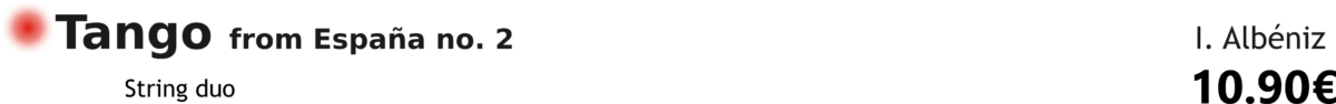 Tango Albeniz